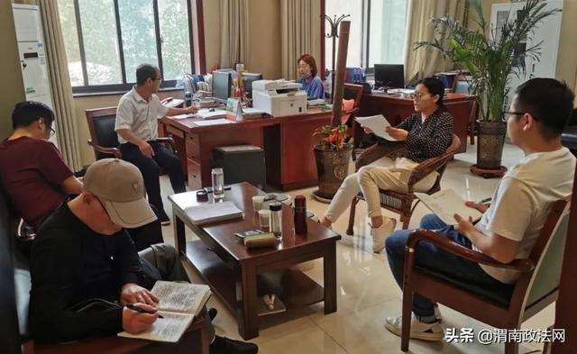 渭南市检察院第四检察部部长杨天良到韩城检查指导工作