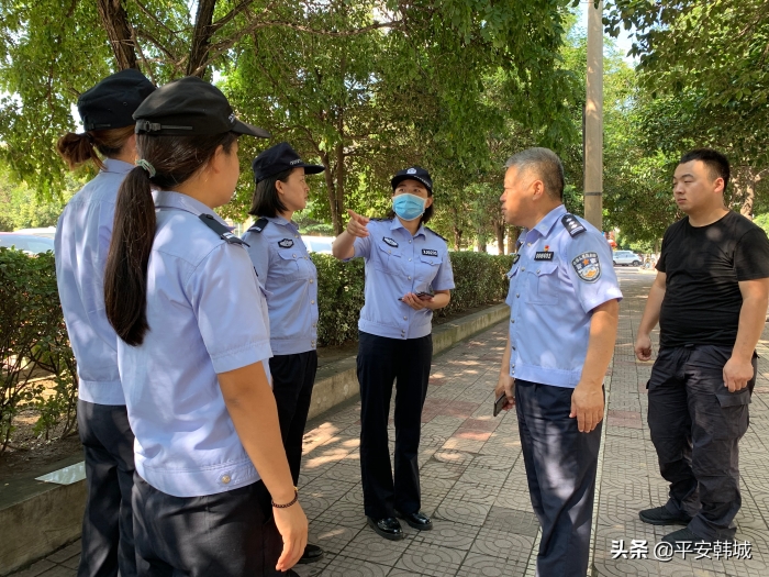 创建全国文明城市 韩城巡特警在行动