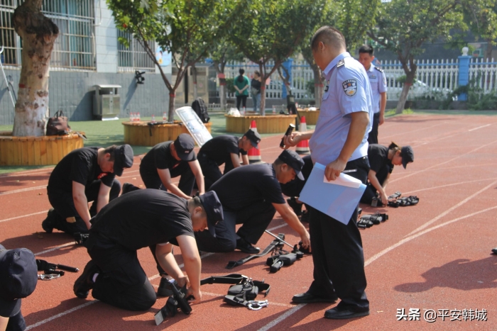 【全警大练兵】渭南市公安局警训处到韩城市公安局调研警务实战技能训练工作