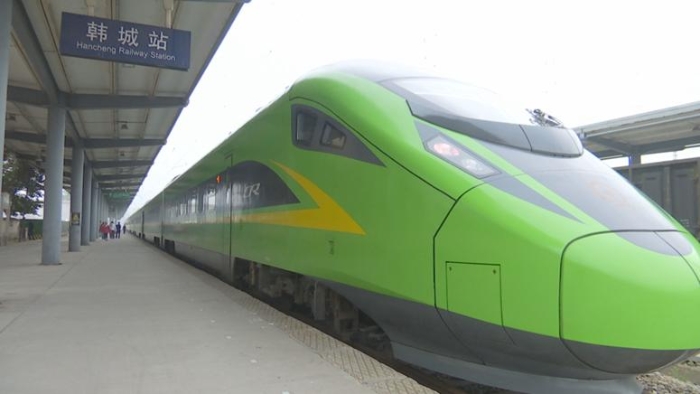 西安至韩城“绿巨人”开通影响千年文化名城（组图）