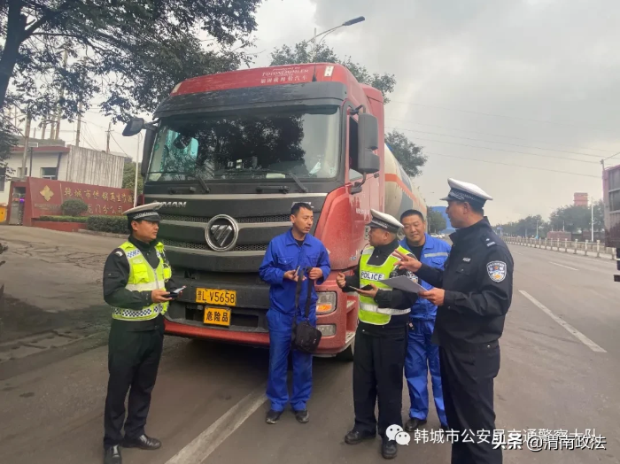 韩城市公安局交警大队开展“四大行动”推进农村道路交通事故预防工作（组图）