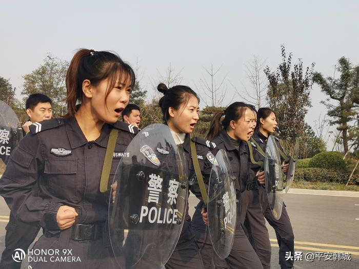 韩城巡特警扎实开展群体性事件演练工作