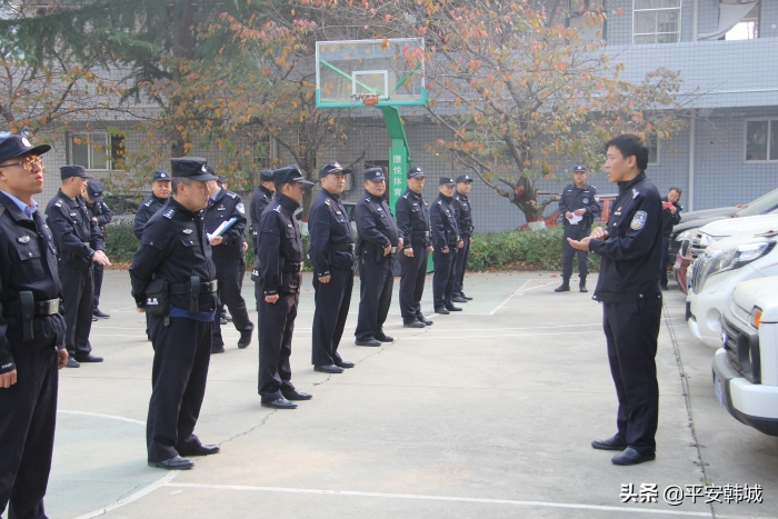 渭南市公安局警训处到韩城市公安局督导检查警务实战技能训练工作