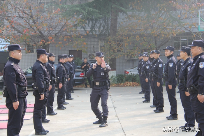 渭南市公安局警训处到韩城市公安局督导检查警务实战技能训练工作
