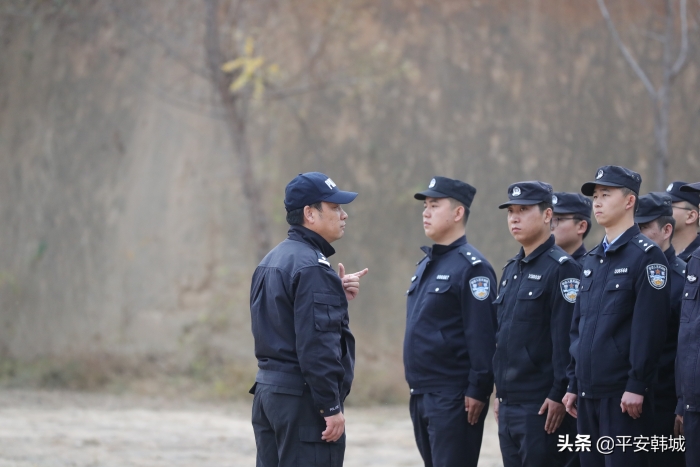 渭南市公安局警训处到韩城市公安局督导检查警务实战技能训练工作