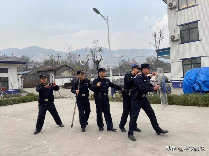 【全警大练兵】以训促练 以练促战 韩城市公安局龙门派出所扎实开展冬季实战大练兵活动