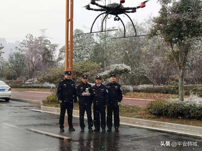 为警务活动插上科技的翅膀——韩城市公安局治安大队组织无人机实操练兵工作