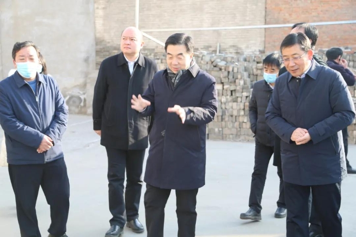 1月19日,市委副书记,市长亢振峰带队调研韩城市公共文化项目,并就韩城