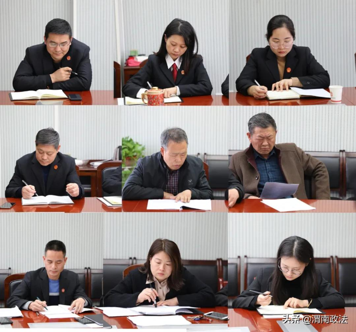 韩城法院综合党支部召开组织生活会（组图）