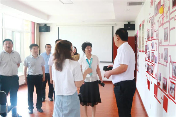 渭南市委党史学习教育第一巡回指导组来韩城市检查指导工作（图）
