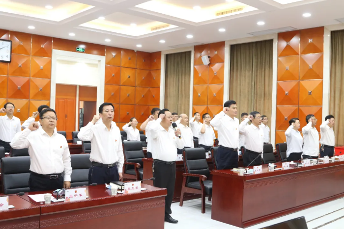 韩城市人大机关举行“诵党恩、跟党走”诗词朗诵会（图）