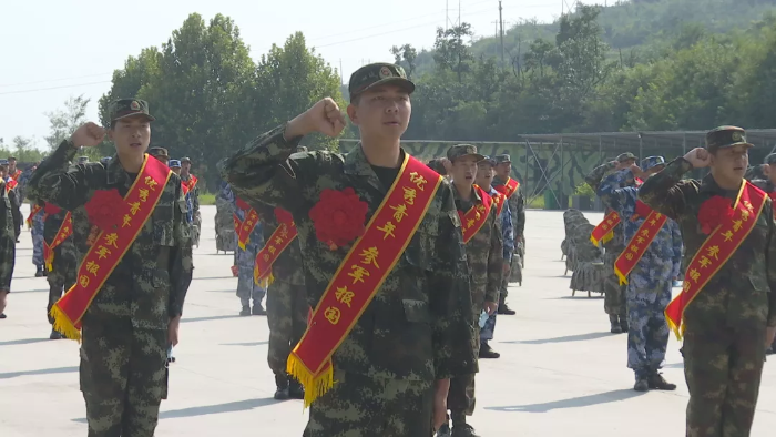 韩城市举行2021年秋季新兵出征入伍仪式（图）
