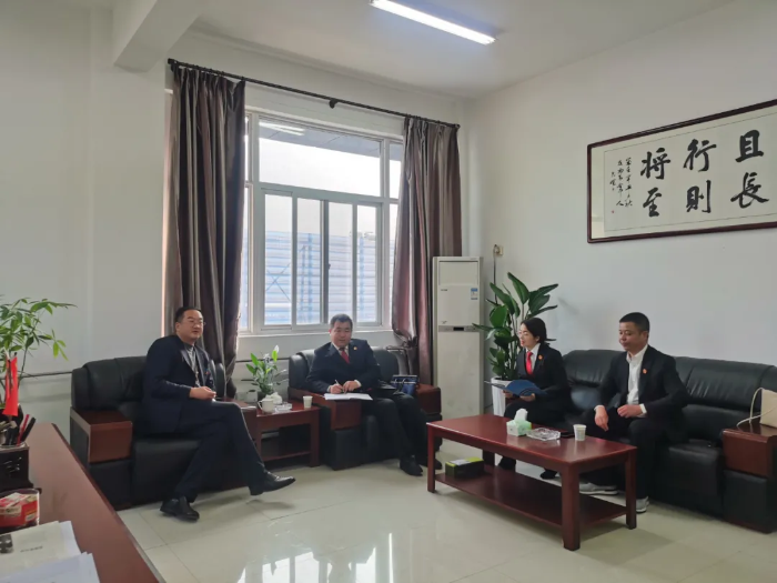 韩城法院桑树坪法庭送法进企业优化营商环境促发展（图）