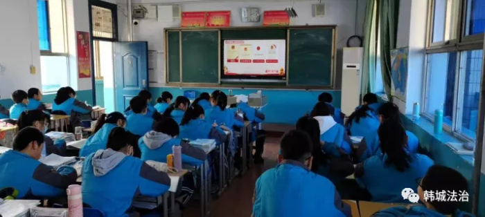 韩城：普法进校园 法治护成长（图）