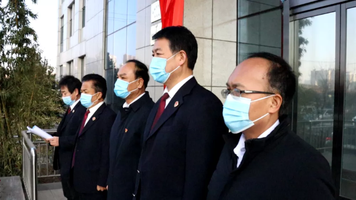 韩城市人民检察院生态环境公益诉讼联络办公室成立并揭牌(图)