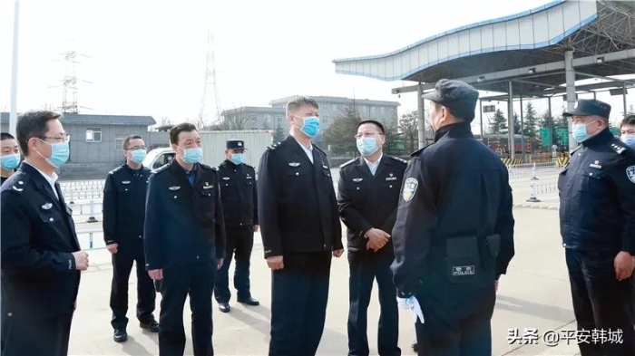 杜清江一行督导检查禹门口公安检查站安保工作（图）