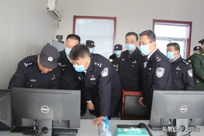 杜清江一行督导检查禹门口公安检查站安保工作（图）