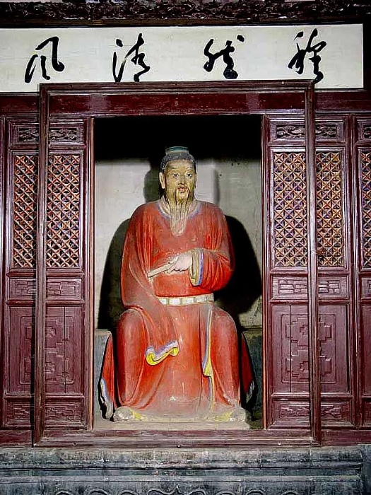 「韩城处处有故事」尹阳塑像（图）